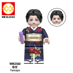 WM6163 lego Anime Demon Slayer kamado tanjirou Hantengu mini figures juguetes mini toys building blocks sets Toys for kids