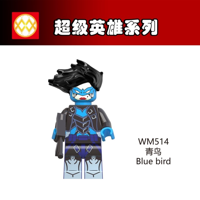 WM6028 DC superhero Batman Iron man nightcrawler mini figures juguetes mini toys building blocks sets Toys for kids