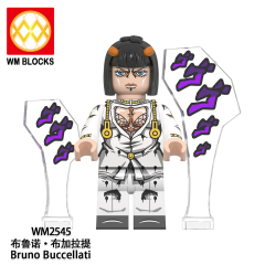 WM6161 lego Anime JoJo's Bizarre Adventure Kujo jotaro mini figures juguetes mini toys building blocks sets Toys for kids