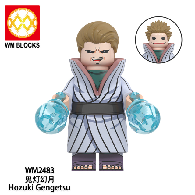 WM6154 lego Anime Naruto Yakushi kabuto Hozuki gengetsu Tenten mini figures juguetes mini toys building blocks sets Toys for kids
