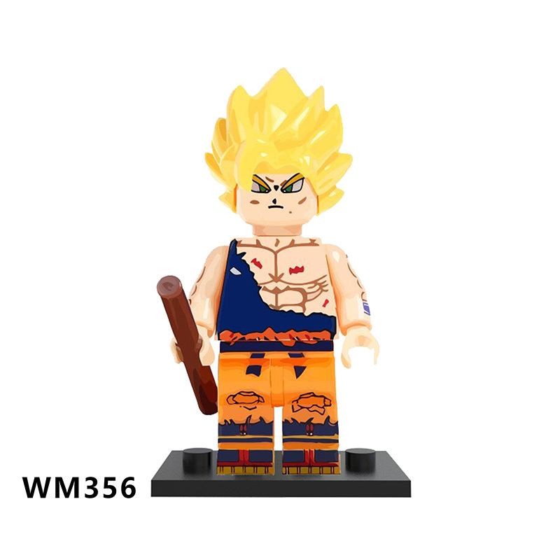 WM6029 Anime Dragon Ball goku Vegeta piccolo birusu broli buu mini figures juguetes mini toys building blocks sets Toys for kids