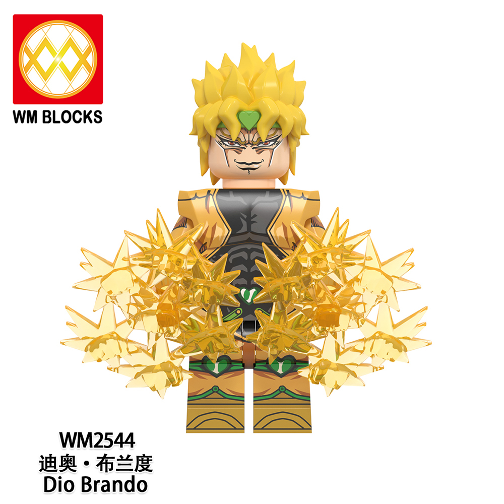 WM6161 lego Anime JoJo's Bizarre Adventure Kujo jotaro mini figures juguetes mini toys building blocks sets Toys for kids