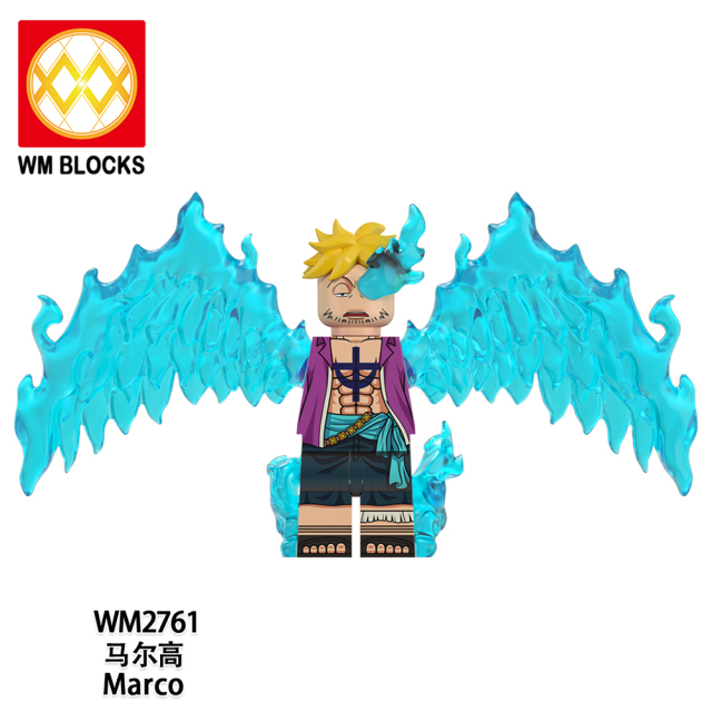 WM6188 lego Anime ONE PIECE luffy nami sanji kaidou Monkey mini figures juguetes mini toys building blocks sets Toys for kids