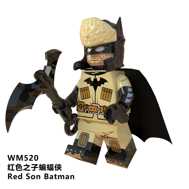 WM6038 DC superhero Batman Robin eradicator wild dog nightcrawler mini figures juguetes mini toys building blocks sets Toys for kids