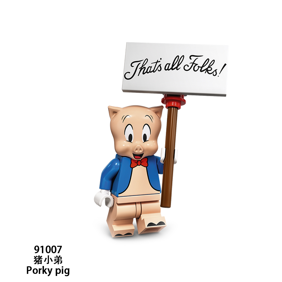 91007-91012 lego Disney porky pig Bugs Bunny Daffy duck minifigures juguetes mini toys building blocks sets Toys for kids