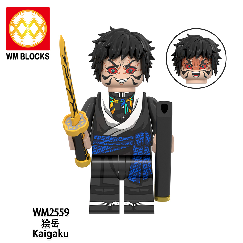 WM6163 lego Anime Demon Slayer kamado tanjirou Hantengu mini figures juguetes mini toys building blocks sets Toys for kids