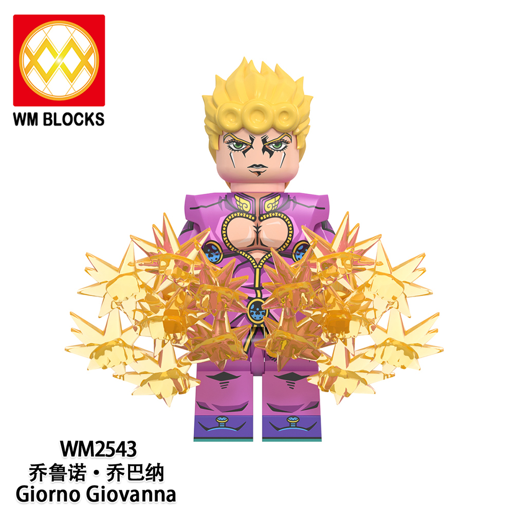 WM6161 lego Anime JoJo's Bizarre Adventure Kujo jotaro mini figures juguetes mini toys building blocks sets Toys for kids
