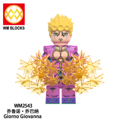 WM6161 lego Anime JoJo's Bizarre Adventure Kujo jotaro mini figures juguetes mini toys building blocks sets Toys for kids