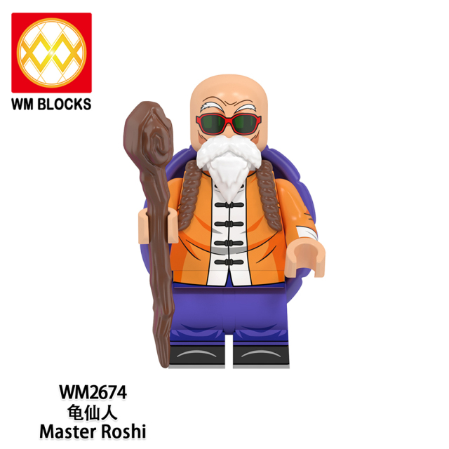 WM6178 lego Anime Dragon Ball goku Vegeta piccolo birusu broli buu mini figures juguetes mini toys building blocks sets Toys for kids