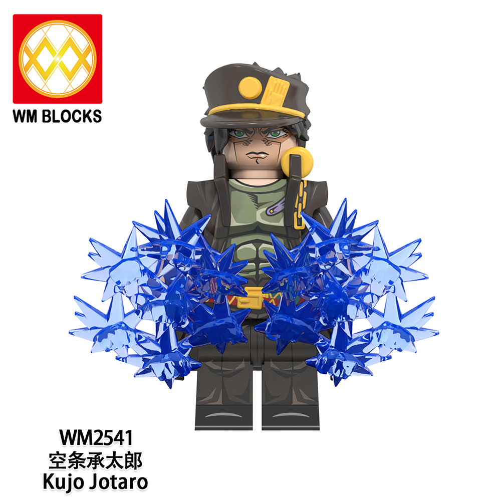 WM6161 lego Anime JoJo's Bizarre Adventure Kujo jotaro mini figures juguetes mini toys building blocks sets Toys for kids