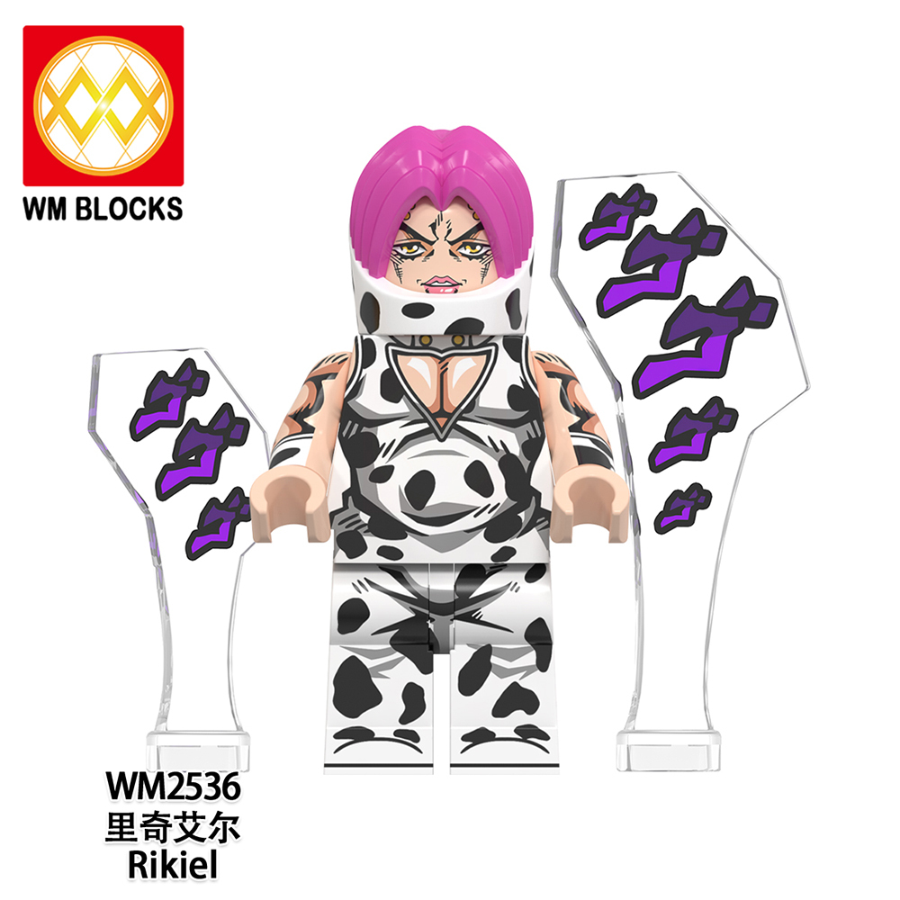 WM6160 lego Anime JoJo's Bizarre Adventure Kujo jotaro mini figures juguetes mini toys building blocks sets Toys for kids