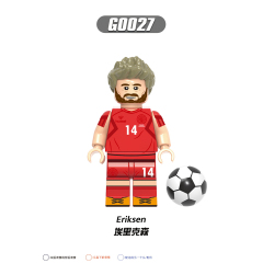 G0104 NEW Soccer Player Footballer Son Heung-Min Virgil Eriksen Mini Toys Minifigs Building Blocks Sets Gift Educational Toys For Kids