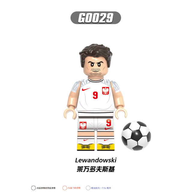G0104 NEW Soccer Player Footballer Son Heung-Min Virgil Eriksen Mini Toys Minifigs Building Blocks Sets Gift Educational Toys For Kids