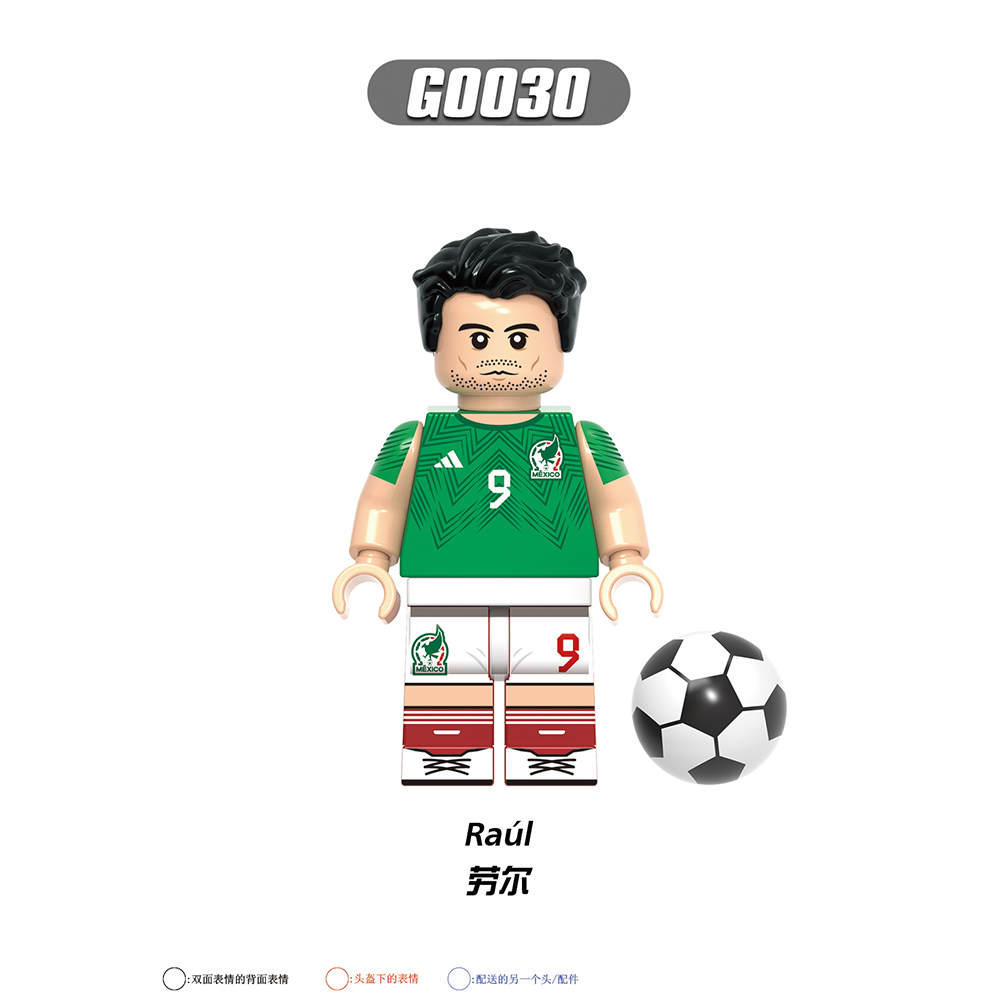G0104 NEW Soccer Player Footballer Son Heung-Min Virgil Eriksen Mini Toys Minifigs Building Blocks Sets Gift Educational Toys For Kids