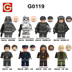 G0119 Star Wars Minban Campaign Stormtrooper Mudtrooper Captain Leipa Figures Gifts Puzzle Building Block Sets Educational Toys Kids