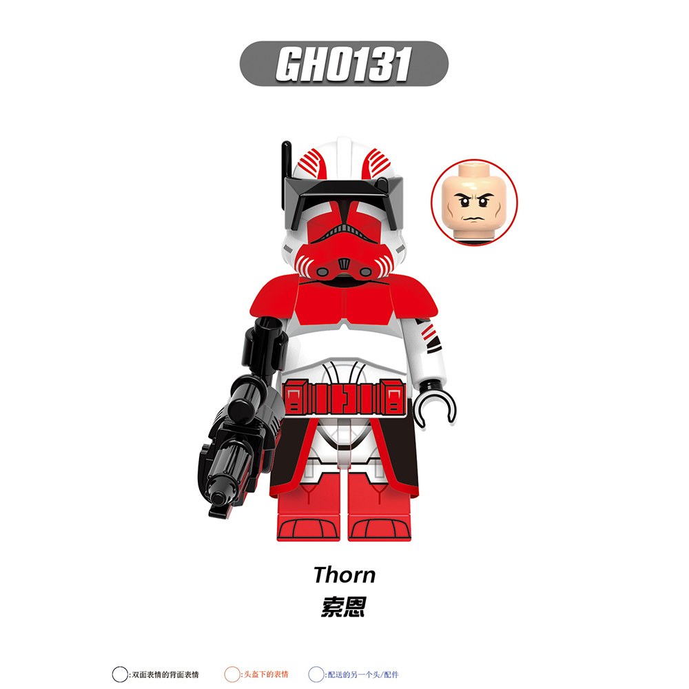 G0117 Star Wars Wrecker Hunter Wilco Trooper Cody Thorn Fox Figures Gifts Puzzle Building Block Sets Educational Toys Kids