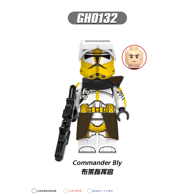 G0117 Star Wars Wrecker Hunter Wilco Trooper Cody Thorn Fox Figures Gifts Puzzle Building Block Sets Educational Toys Kids