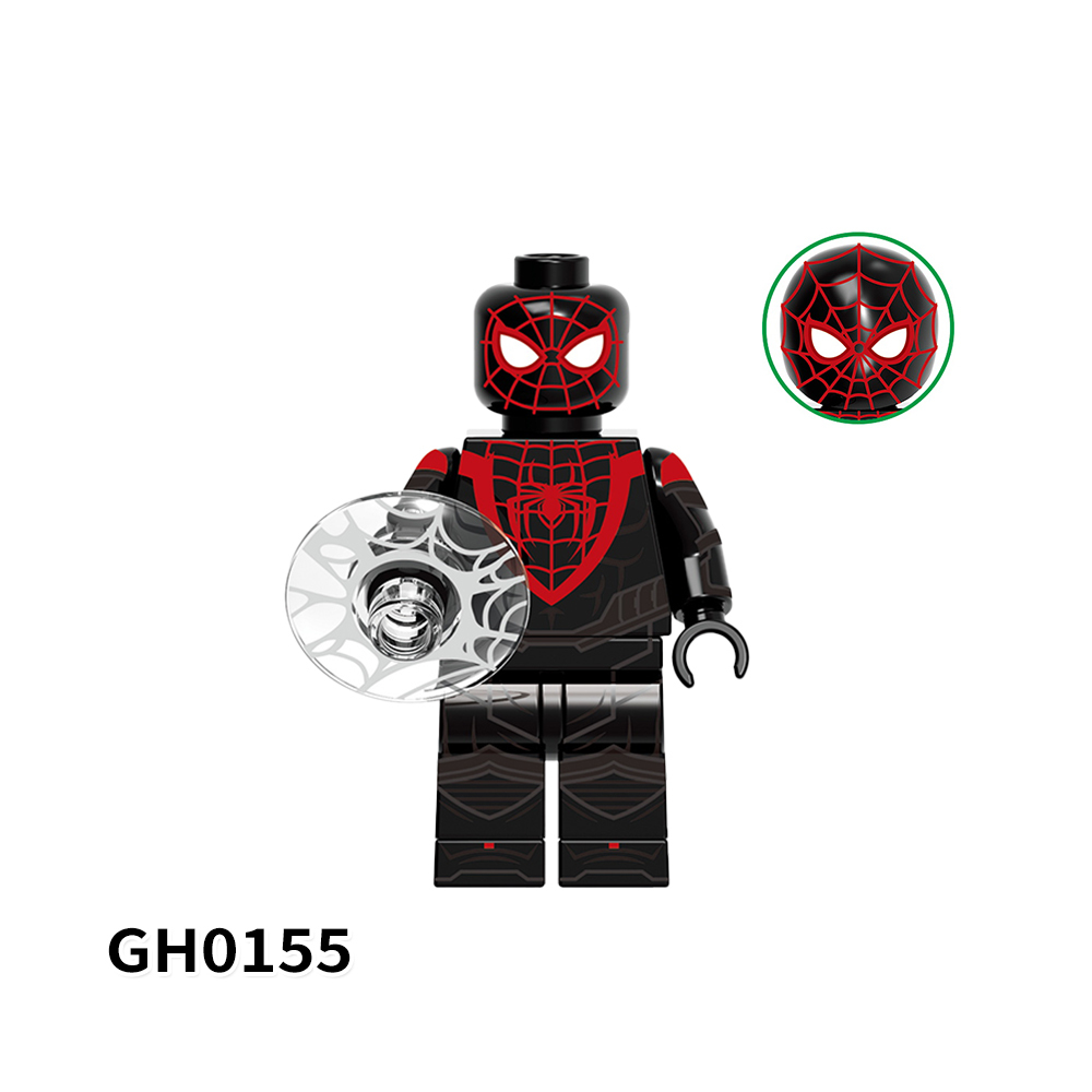 G0120  Marvel Comics Superhero Movie Crimson Cowl Suit Great Responsibility Suit Mini Toys Juguetes Gift Building Blocks Sets Toys For Kids