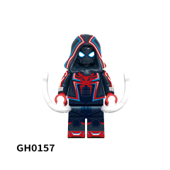 G0120  Marvel Comics Superhero Movie Crimson Cowl Suit Great Responsibility Suit Mini Toys Juguetes Gift Building Blocks Sets Toys For Kids