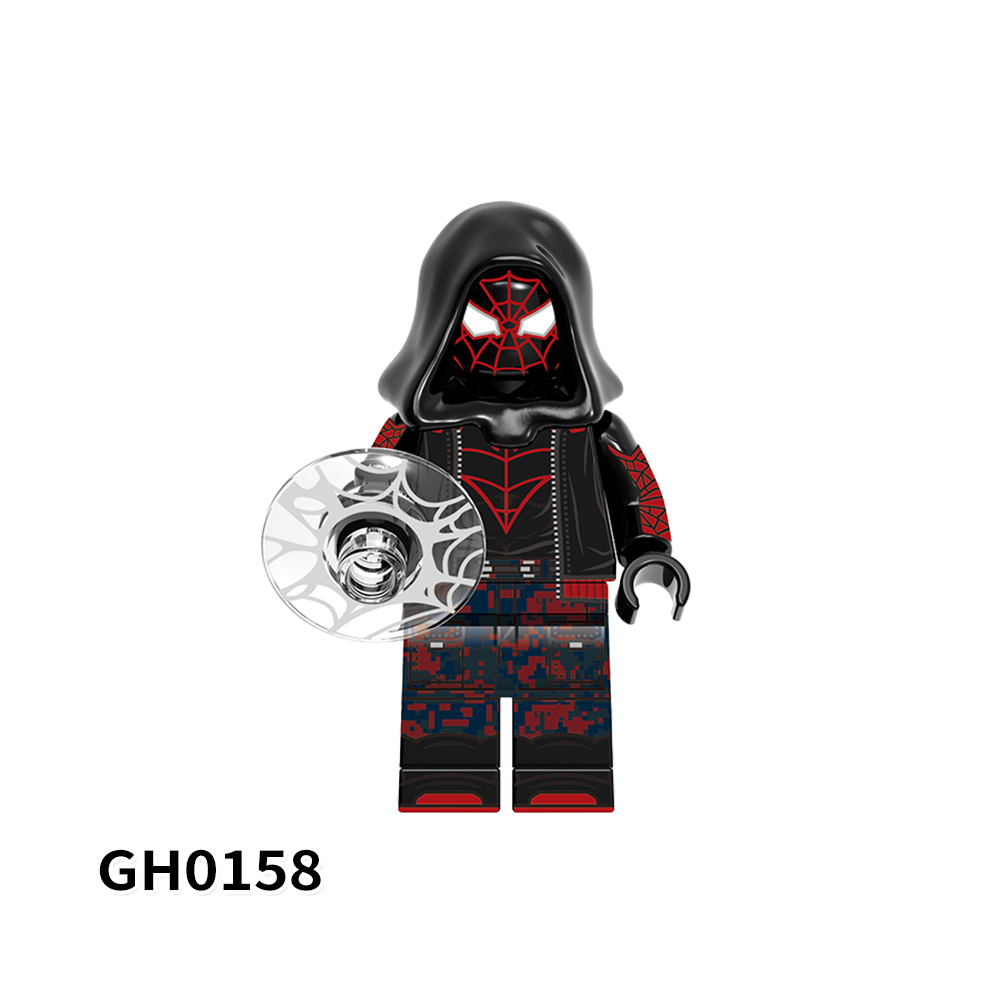G0120  Marvel Comics Superhero Movie Crimson Cowl Suit Great Responsibility Suit Mini Toys Juguetes Gift Building Blocks Sets Toys For Kids