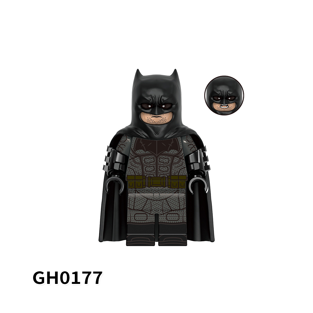 G0123 DC Comics Superhero Movie Keaton Ben Justice League Batman Supergirl The Flash Mini Toys Juguetes Gift Building Blocks Sets Toys For Kids