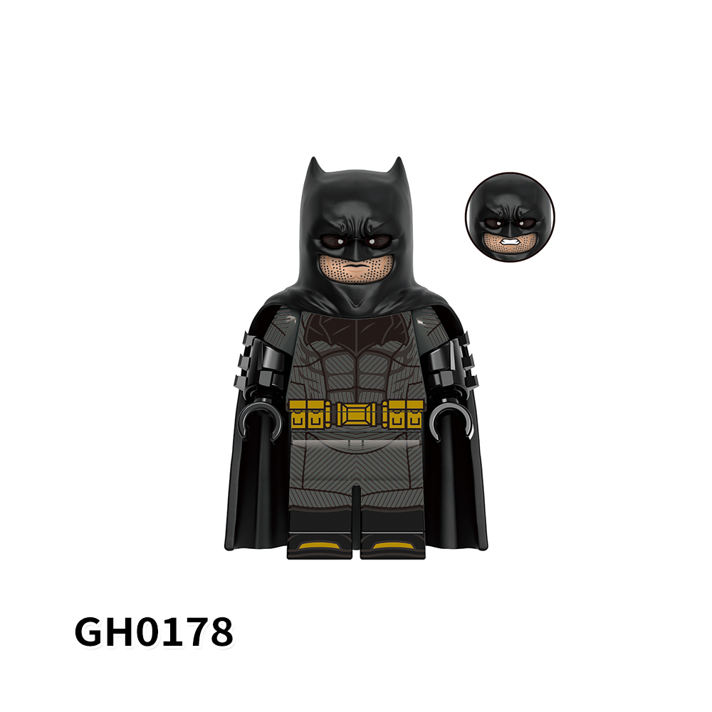 G0123 DC Comics Superhero Movie Keaton Ben Justice League Batman Supergirl The Flash Mini Toys Juguetes Gift Building Blocks Sets Toys For Kids