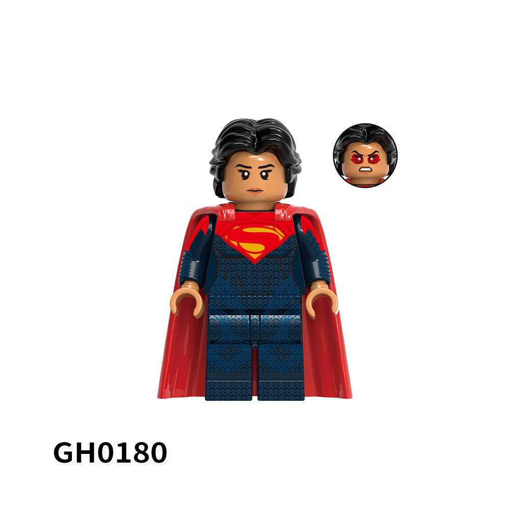 G0123 DC Comics Superhero Movie Keaton Ben Justice League Batman Supergirl The Flash Mini Toys Juguetes Gift Building Blocks Sets Toys For Kids