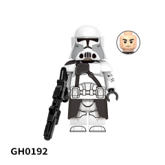 G0125 Star Wars Movies Mini Commander Bacara 212th 414st Scout Clone Troopers Children Gift Plastic  Figures Building Block Bricks Toys