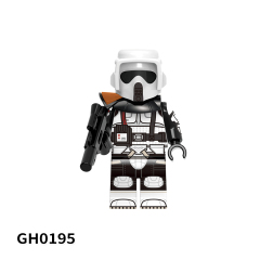 G0125 Star Wars Movies Mini Commander Bacara 212th 414st Scout Clone Troopers Children Gift Plastic  Figures Building Block Bricks Toys