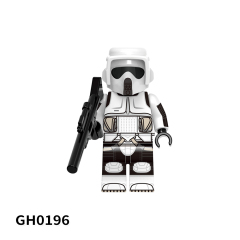 G0125 Star Wars Movies Mini Commander Bacara 212th 414st Scout Clone Troopers Children Gift Plastic  Figures Building Block Bricks Toys