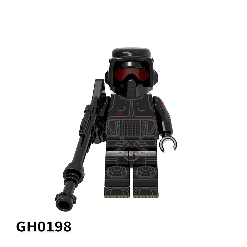 G0125 Star Wars Movies Mini Commander Bacara 212th 414st Scout Clone Troopers Children Gift Plastic  Figures Building Block Bricks Toys