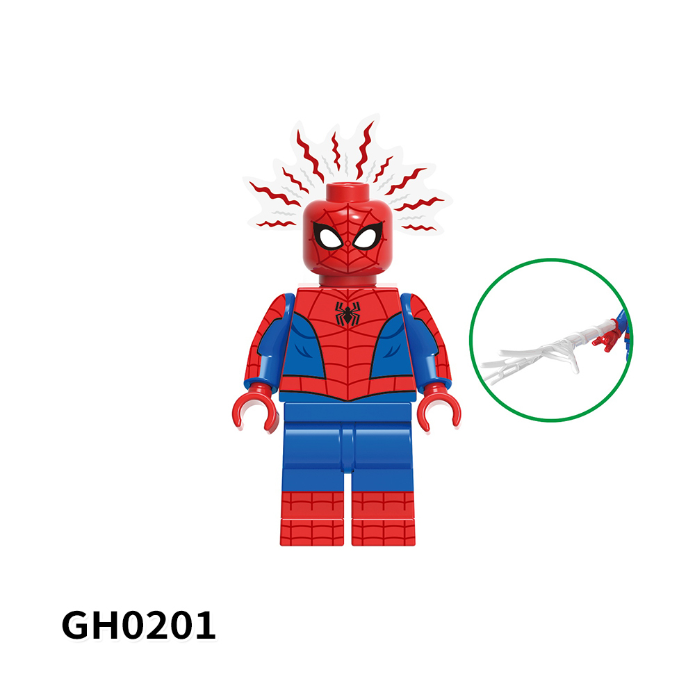 G0126  Marvel Comics Superhero Movie Spider-Man Unlimited Insomniac Spider-Man Mini Toys Juguetes Gift Building Blocks Sets Kids Toys