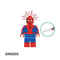 G0126  Marvel Comics Superhero Movie Spider-Man Unlimited Insomniac Spider-Man Mini Toys Juguetes Gift Building Blocks Sets Kids Toys