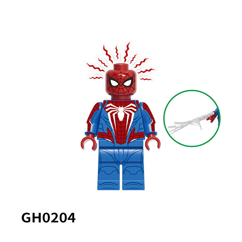 G0126  Marvel Comics Superhero Movie Spider-Man Unlimited Insomniac Spider-Man Mini Toys Juguetes Gift Building Blocks Sets Kids Toys