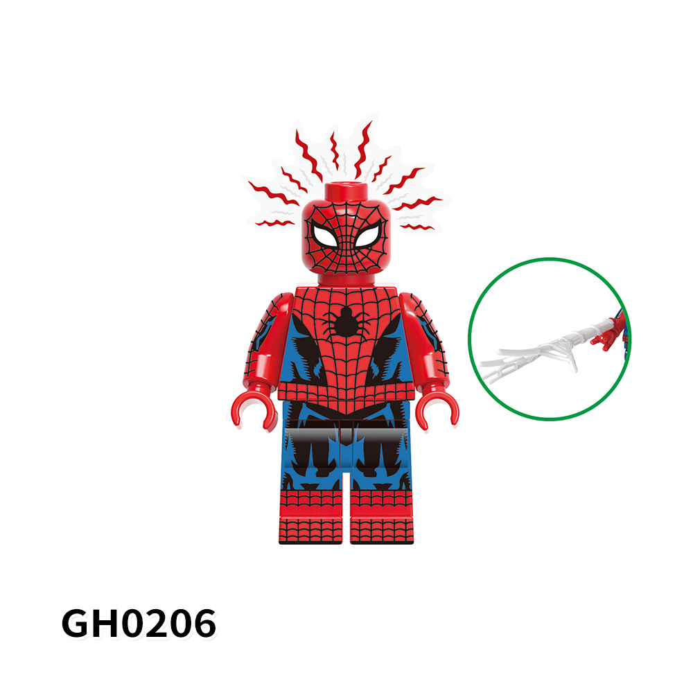 G0126  Marvel Comics Superhero Movie Spider-Man Unlimited Insomniac Spider-Man Mini Toys Juguetes Gift Building Blocks Sets Kids Toys