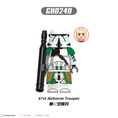 G0131 Star Wars Movies 41st 187th 327th 501st Airborne Trooper Children Bricks Gift Plastic Figures Building Block  Sets Kids Toys