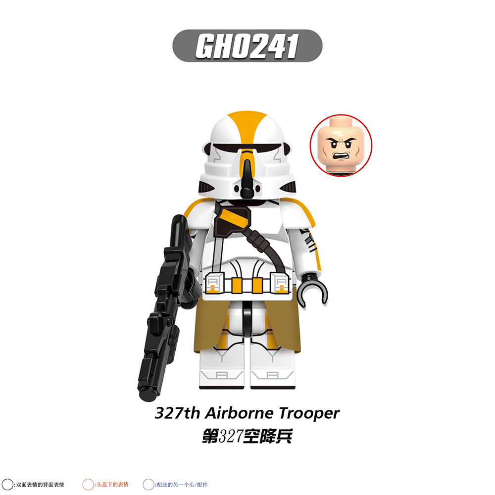 G0131 Star Wars Movies 41st 187th 327th 501st Airborne Trooper Children Bricks Gift Plastic Figures Building Block  Sets Kids Toys