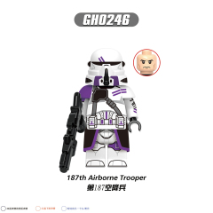 G0131 Star Wars Movies 41st 187th 327th 501st Airborne Trooper Children Bricks Gift Plastic Figures Building Block  Sets Kids Toys