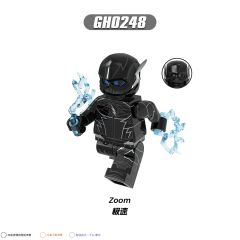 G0132 Movie DC Comic SuperHero The Flash Reverse Flash Zoom Reverse Flash Mini Action Building Blocks Plastic Kids Toys