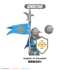G0133 Medieval Soldiers Military Knights Of Jerusalem Tripoli  Mini Building Blocks Action Figures Kid Gift Toys