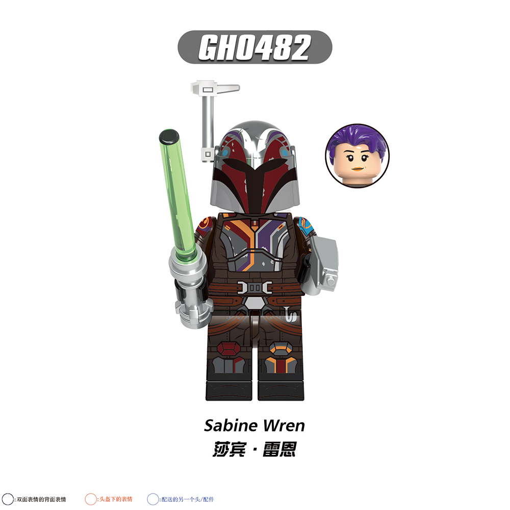 G0161 Star Wars Movies Baylan Skoll  Shin Hati Thrawn Sabine Wren Children Gift Plastic Figures Building Block Bricks Toys