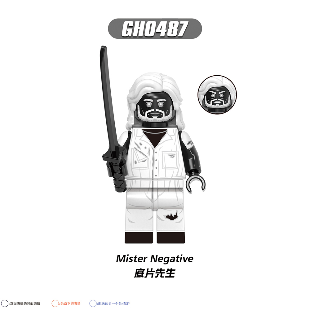 G0162  Marvel Comics Superhero Movie Venom Mister Negative Black Cat Kraven the Hunter Mini Toys Juguetes Gift Building Blocks Sets Toys For Kids