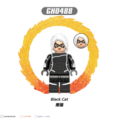 G0162  Marvel Comics Superhero Movie Venom Mister Negative Black Cat Kraven the Hunter Mini Toys Juguetes Gift Building Blocks Sets Toys For Kids