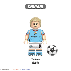 G0163 Footballer Of The Year Messi Courtois Modrić Neymar Mbappé Ronaldo Figures Blocks Puzzle DIY Gifts Juguetes Building Block Sets Educational Kids Toys