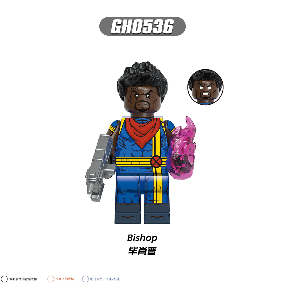 G0167 Marvel Comics Superhero Movie Sunspot Magneto Morph Mini Toys Juguetes Gift Building Blocks Sets Toys For Kids