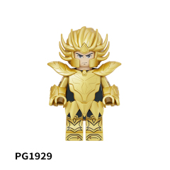 PG8299 Lego Minifigures Twelve Constellation Saint Seiya Anime Characters Plastic Building Blocks Educational Mini Gift Toys for Kids Boys