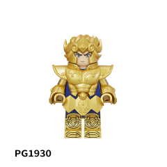 PG8299 Lego Minifigures Twelve Constellation Saint Seiya Anime Characters Plastic Building Blocks Educational Mini Gift Toys for Kids Boys