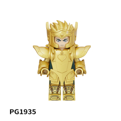 PG8300 Lego Anime Comics Twelve Constellation Saint Seiya Bricks Building Blocks Collection Educational Plastic Mini Figures Gift Toys for Kids