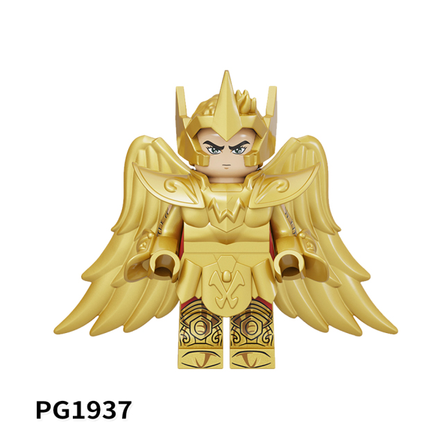 PG8300 Lego Anime Comics Twelve Constellation Saint Seiya Bricks Building Blocks Collection Educational Plastic Mini Figures Gift Toys for Kids