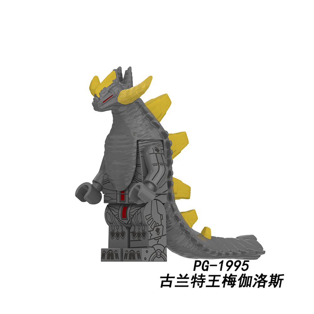 PG8302 Lego Ultraman Anime Movie Character Sphire Kaiju Grand King Zaragas Eleking Minifigures Educational Model Action Building Blocks Children Gift Toys